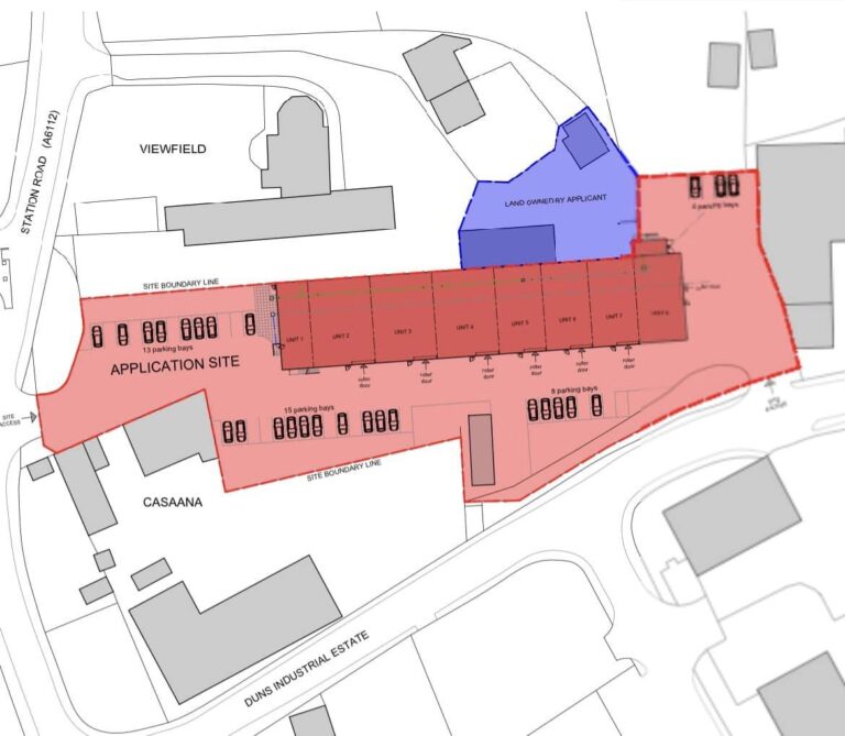 Station Works Business Park - site plan